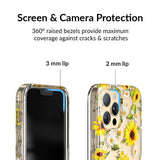Sunflower Daisy Clear iPhone Case