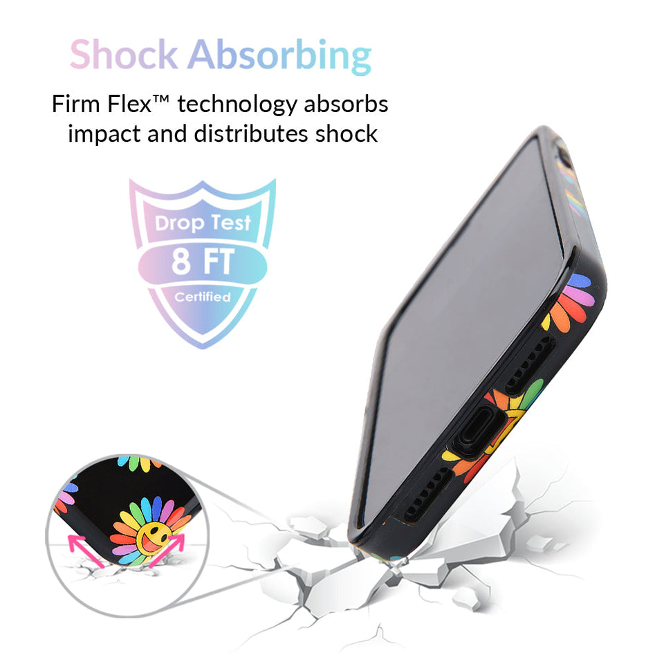 Rainbow Smiley iPhone Case