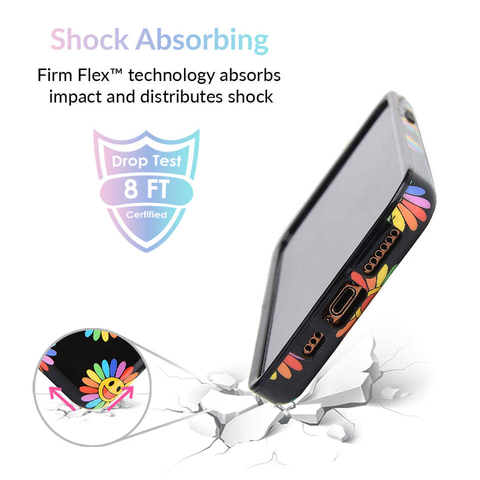 Rainbow Smiley iPhone Case