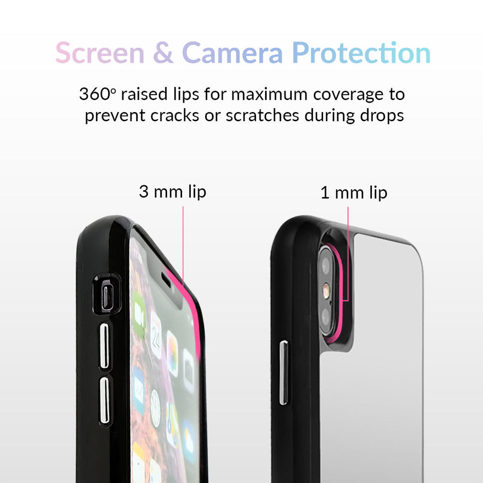 Silver Reflective Mirror iPhone Case