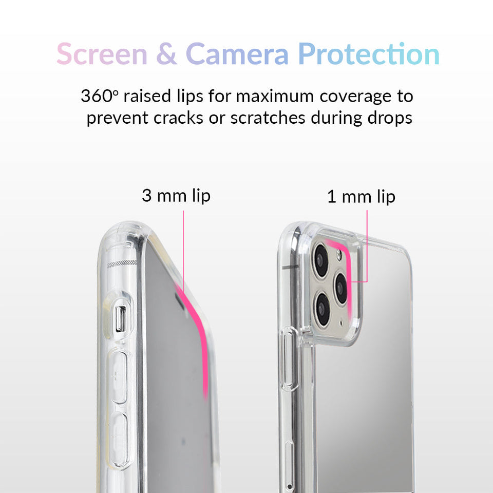 Silver Reflective Mirror iPhone Case