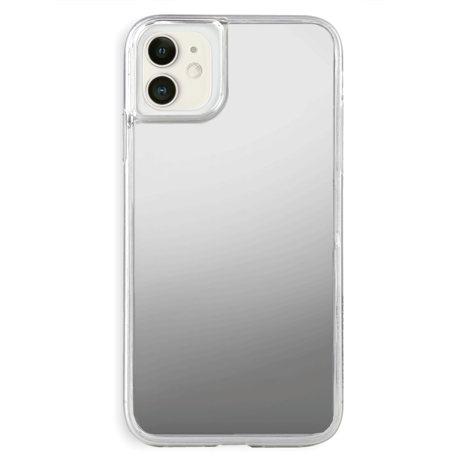 Silver Reflective Mirror iPhone Case