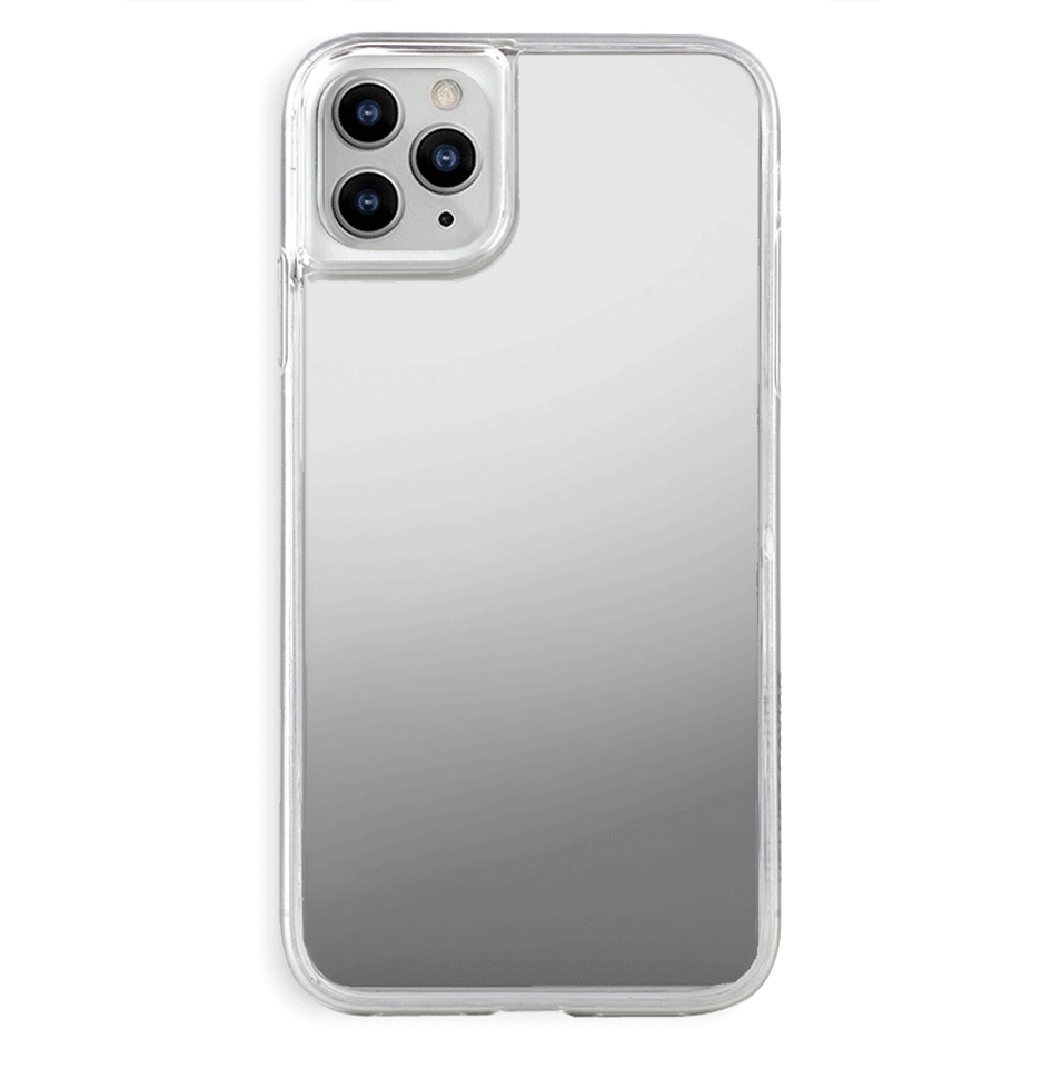 Silver Reflective Mirror iPhone Case