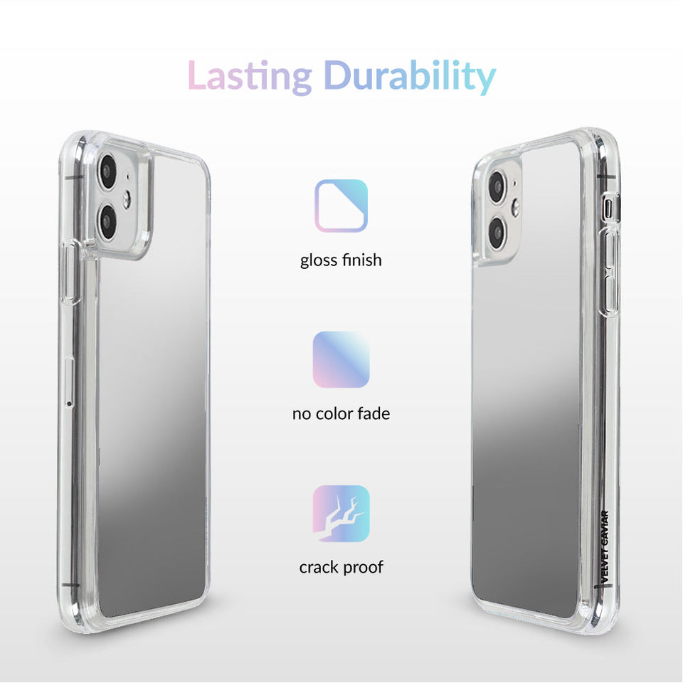 Silver Reflective Mirror iPhone Case