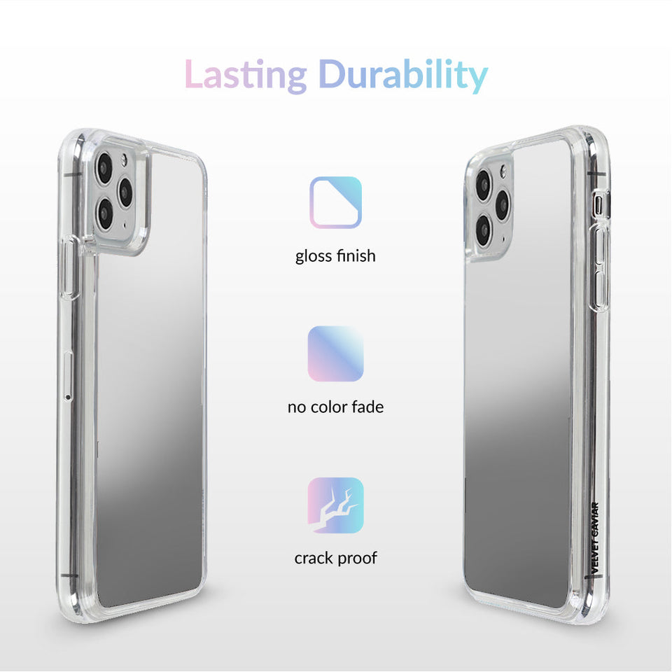 Silver Reflective Mirror iPhone Case