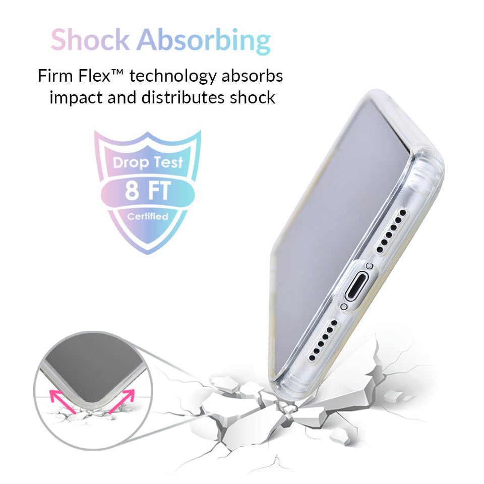 Silver Reflective Mirror iPhone Case