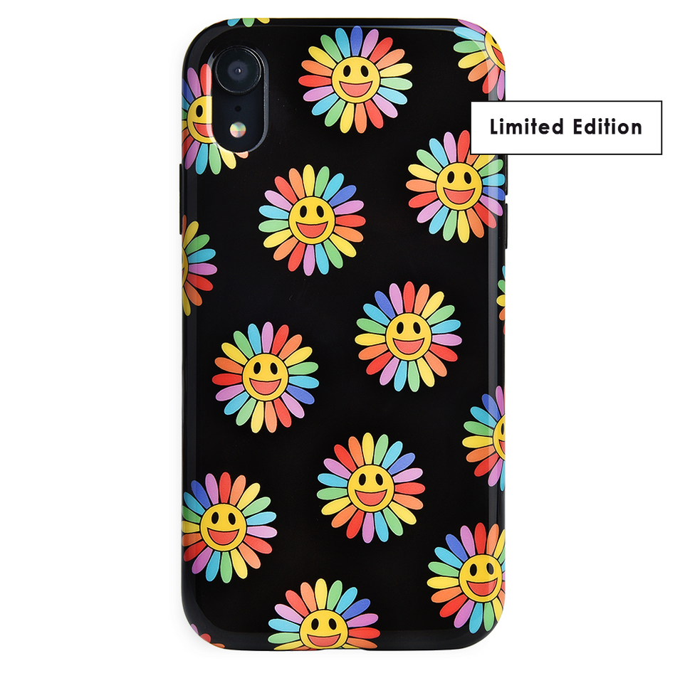 Rainbow Smiley iPhone Case