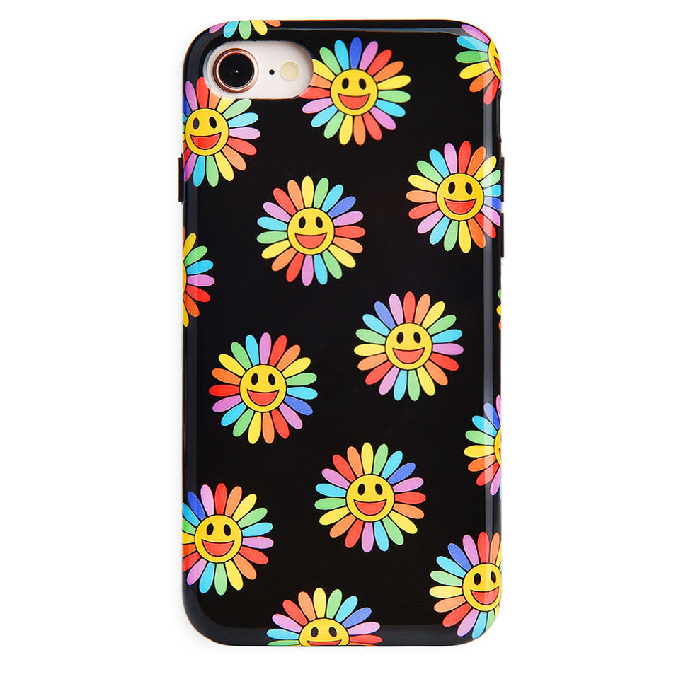 Rainbow Smiley iPhone Case