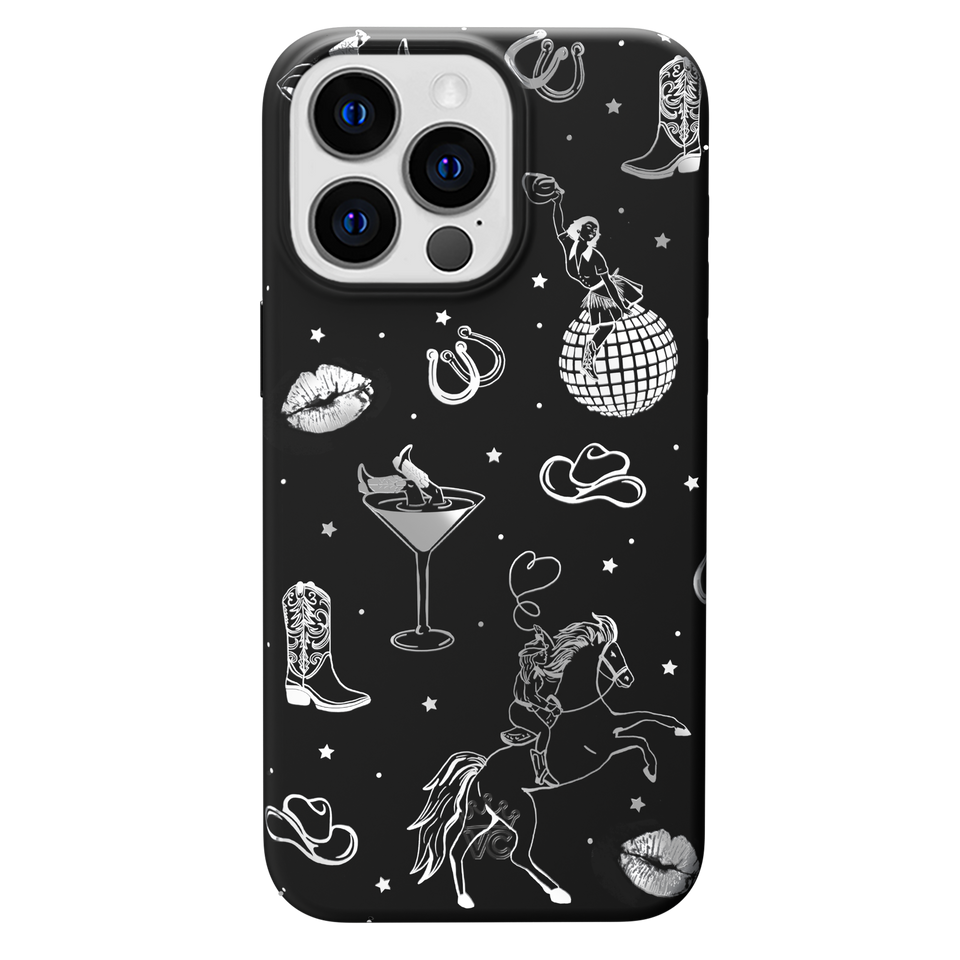 Disco Cowgirl iPhone Case