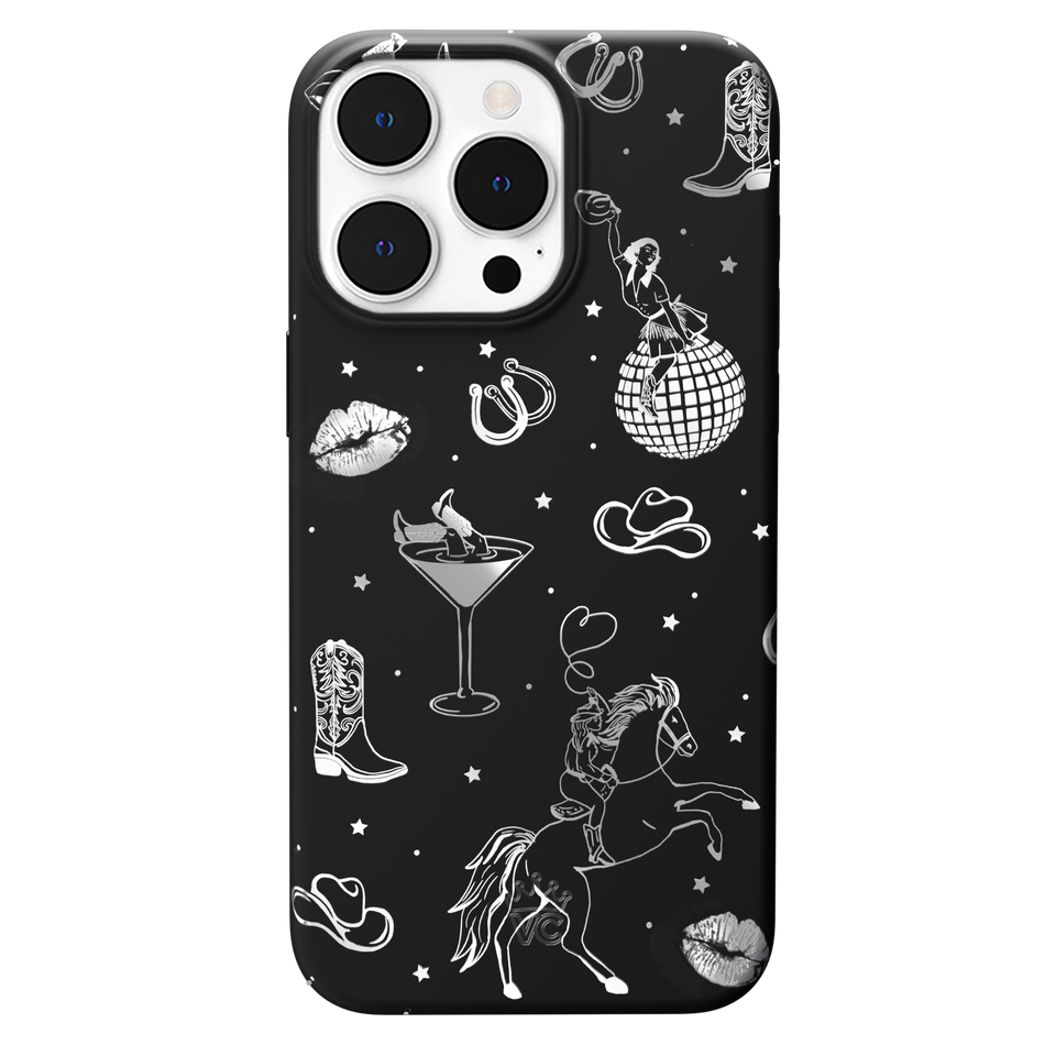 Disco Cowgirl iPhone Case