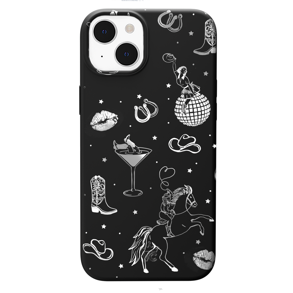 Disco Cowgirl iPhone Case