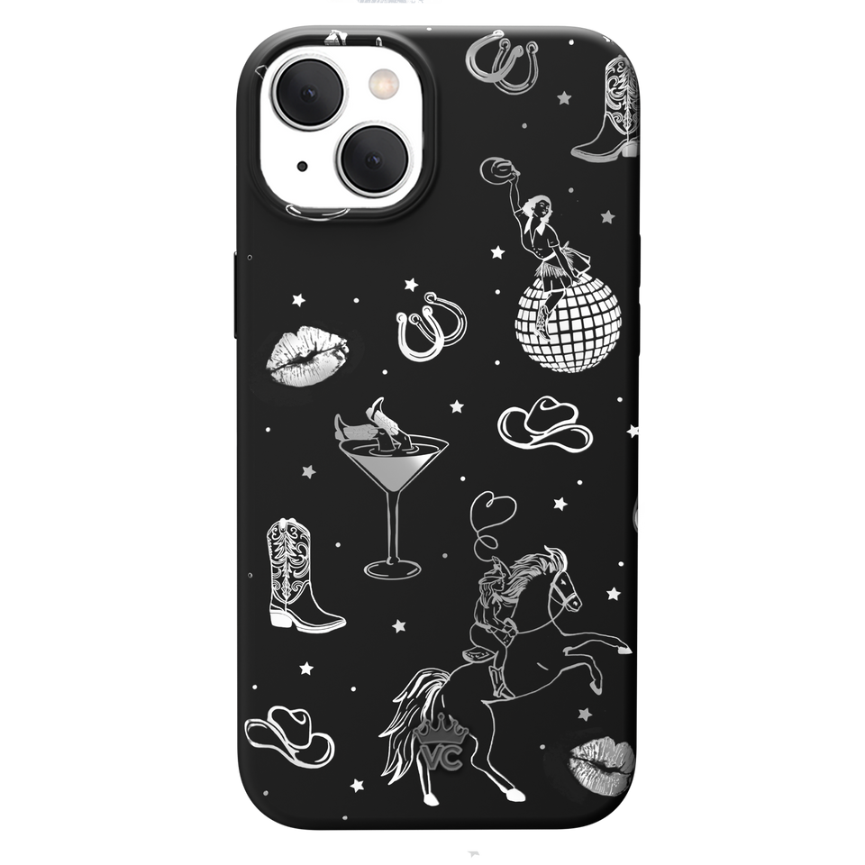 Disco Cowgirl iPhone Case