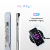 White Marble Rose Gold Chrome 2.0 iPhone Case