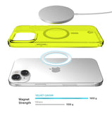 Neon Yellow Clear iPhone Case