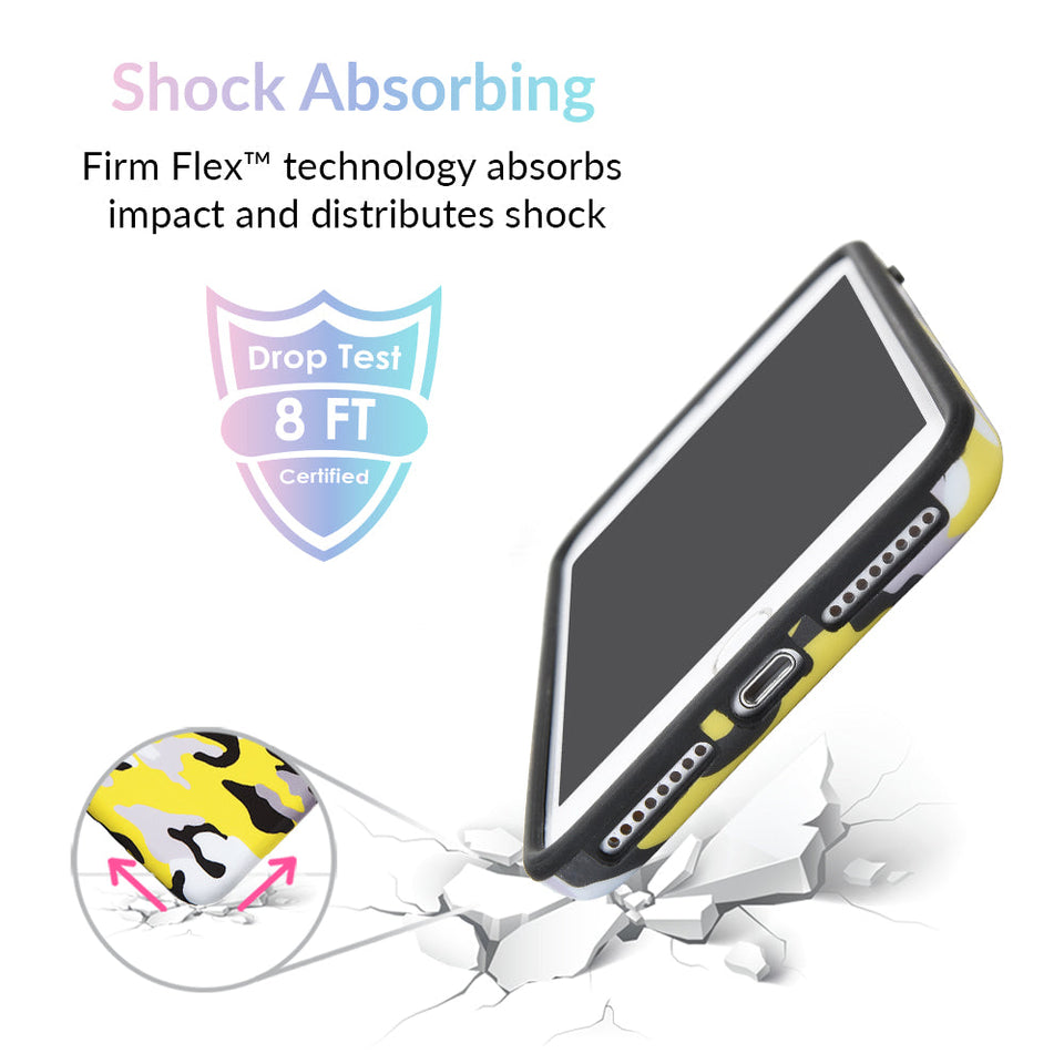 Yellow Camo iPhone Case