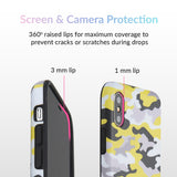 Yellow Camo iPhone Case