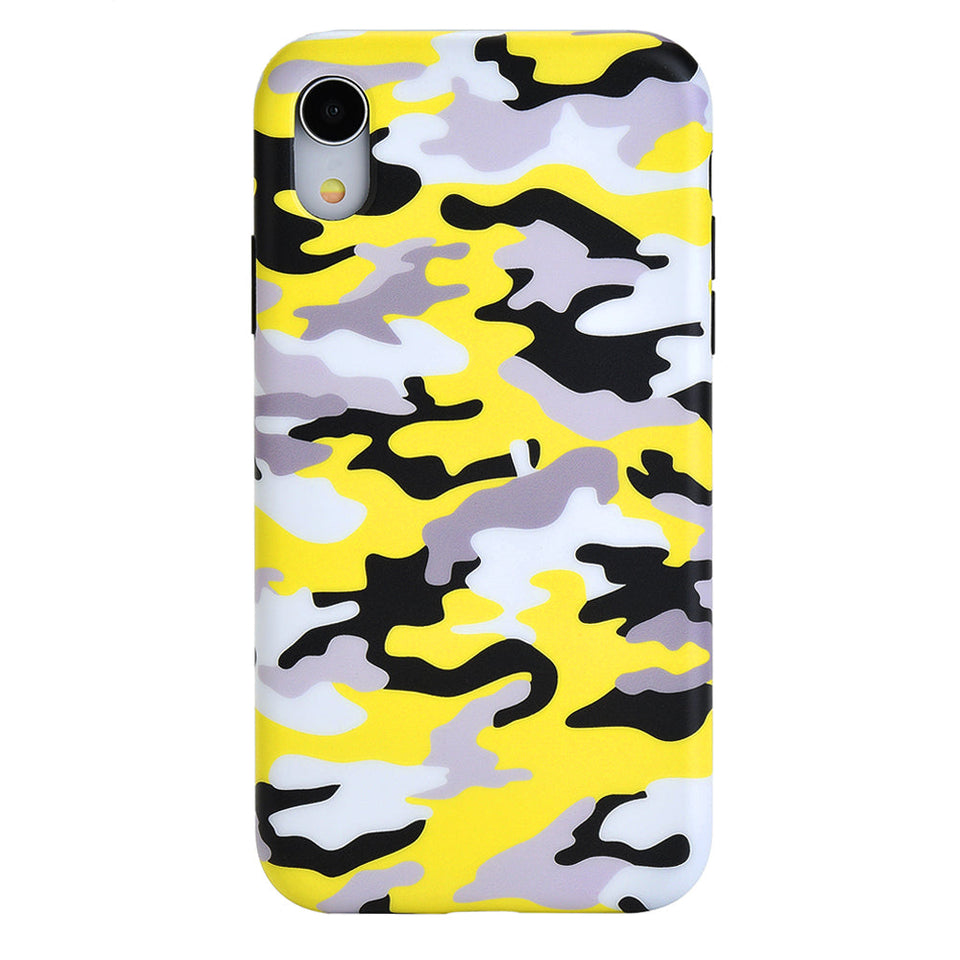 Yellow Camo iPhone Case