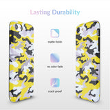 Yellow Camo iPhone Case