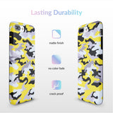 Yellow Camo iPhone Case