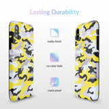 Yellow Camo iPhone Case