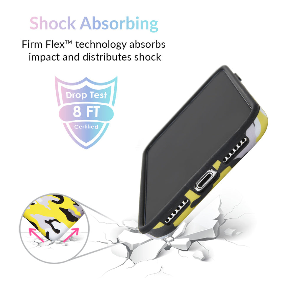 Yellow Camo iPhone Case