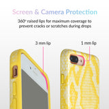 Yellow Snakeskin iPhone Case